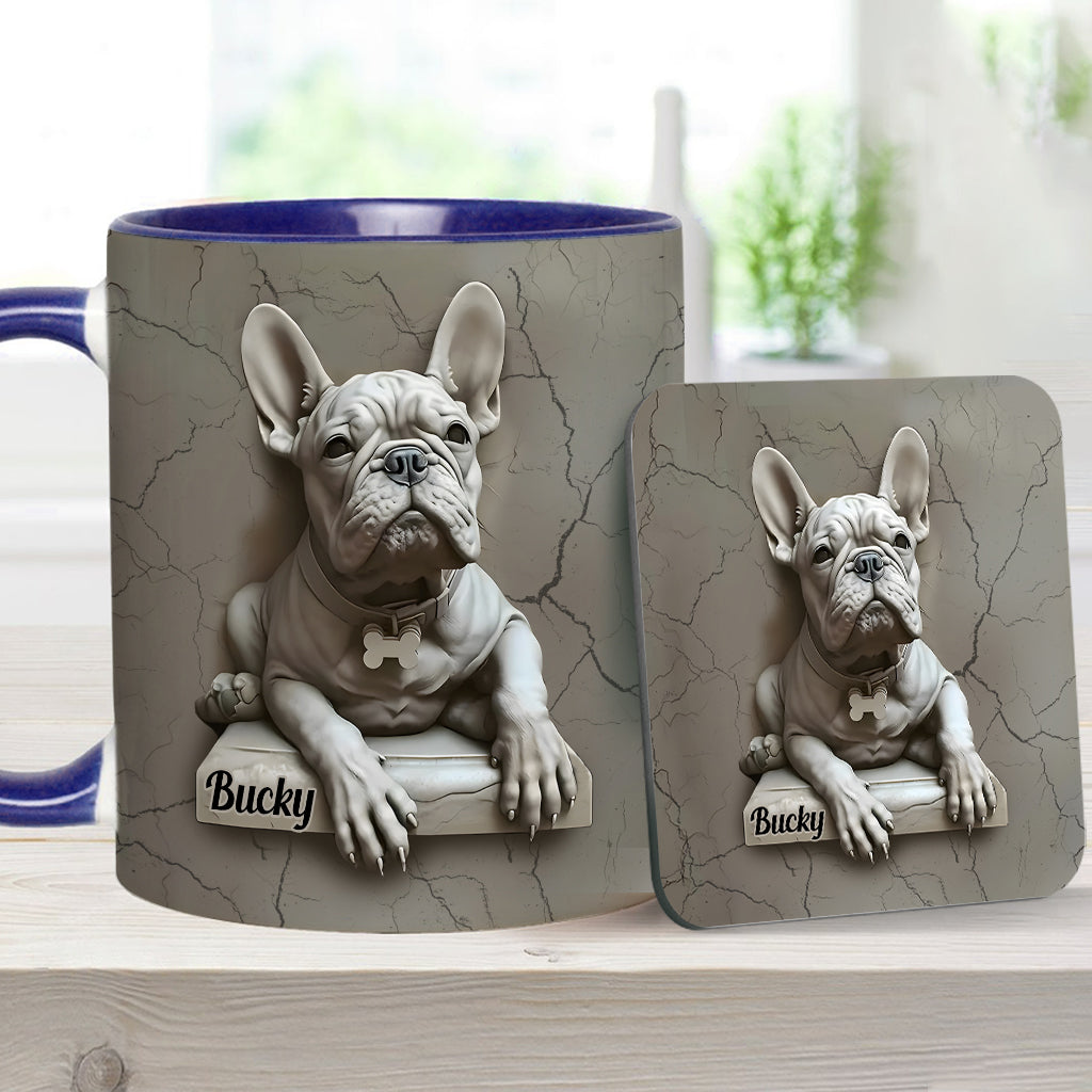 French Bulldog - Personalized French Bulldog Accent Mug