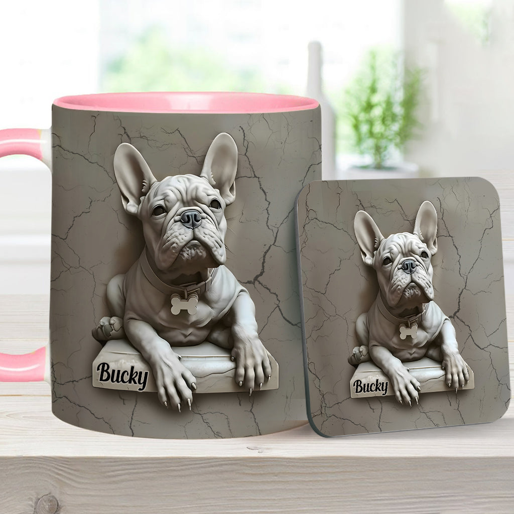 French Bulldog - Personalized French Bulldog Accent Mug