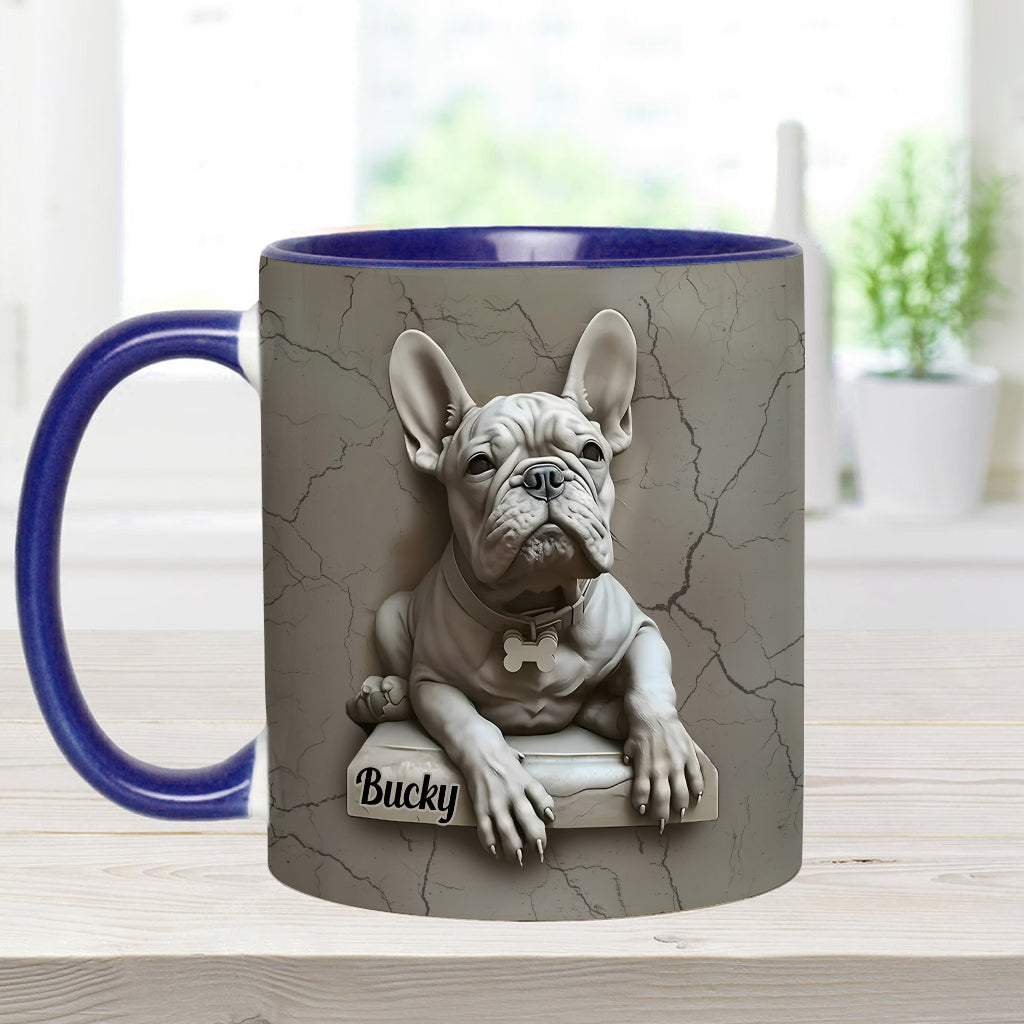 French Bulldog - Personalized French Bulldog Accent Mug