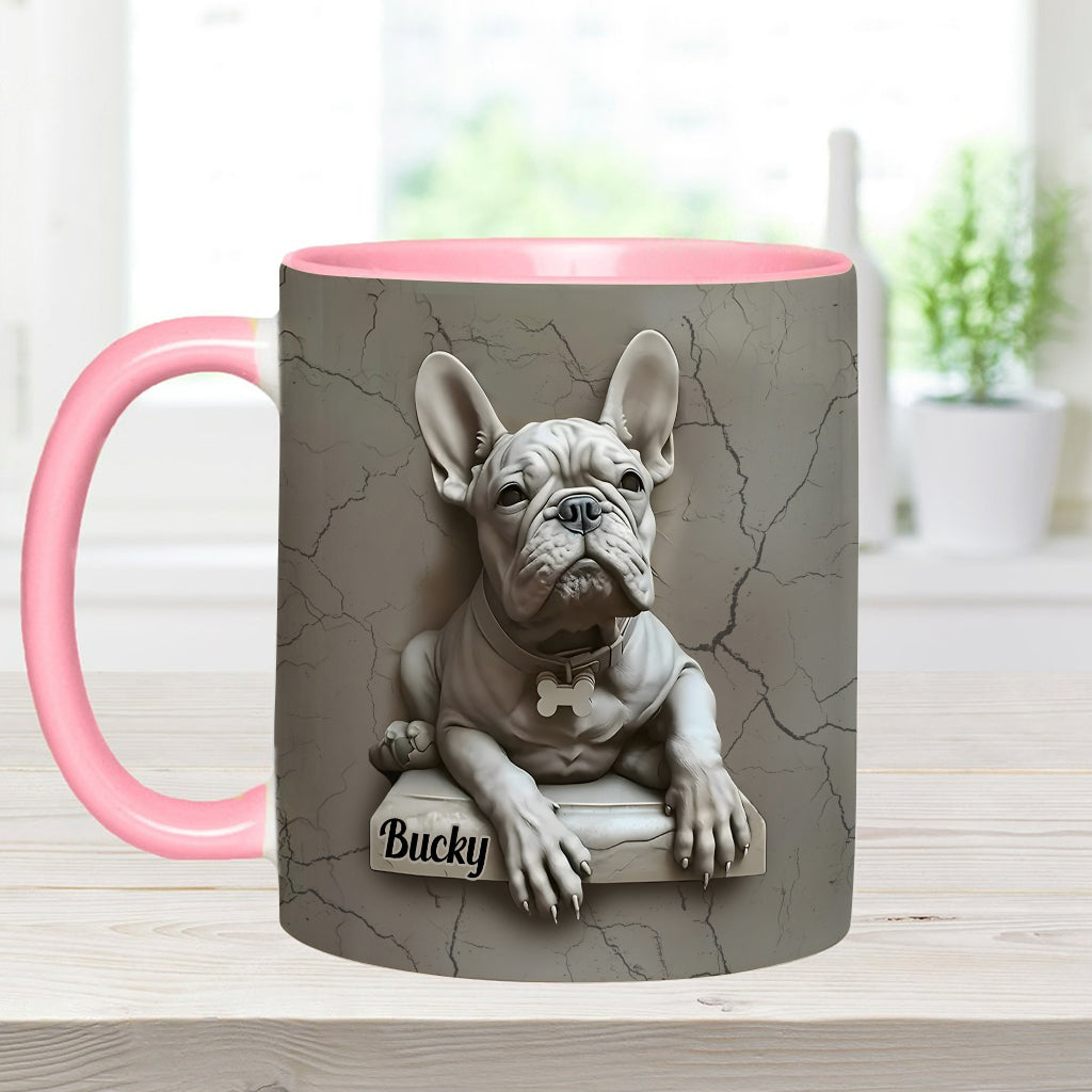French Bulldog - Personalized French Bulldog Accent Mug