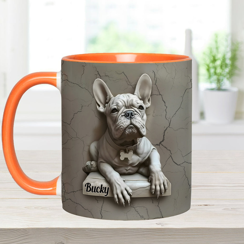 French Bulldog - Personalized French Bulldog Accent Mug