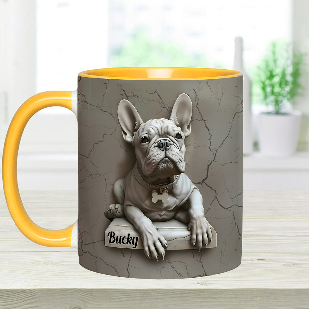 French Bulldog - Personalized French Bulldog Accent Mug