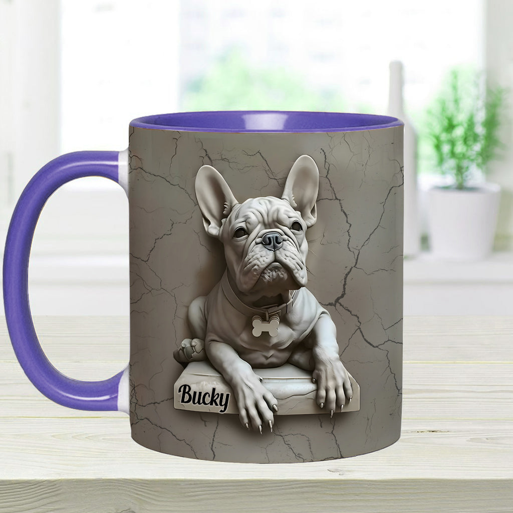 French Bulldog - Personalized French Bulldog Accent Mug