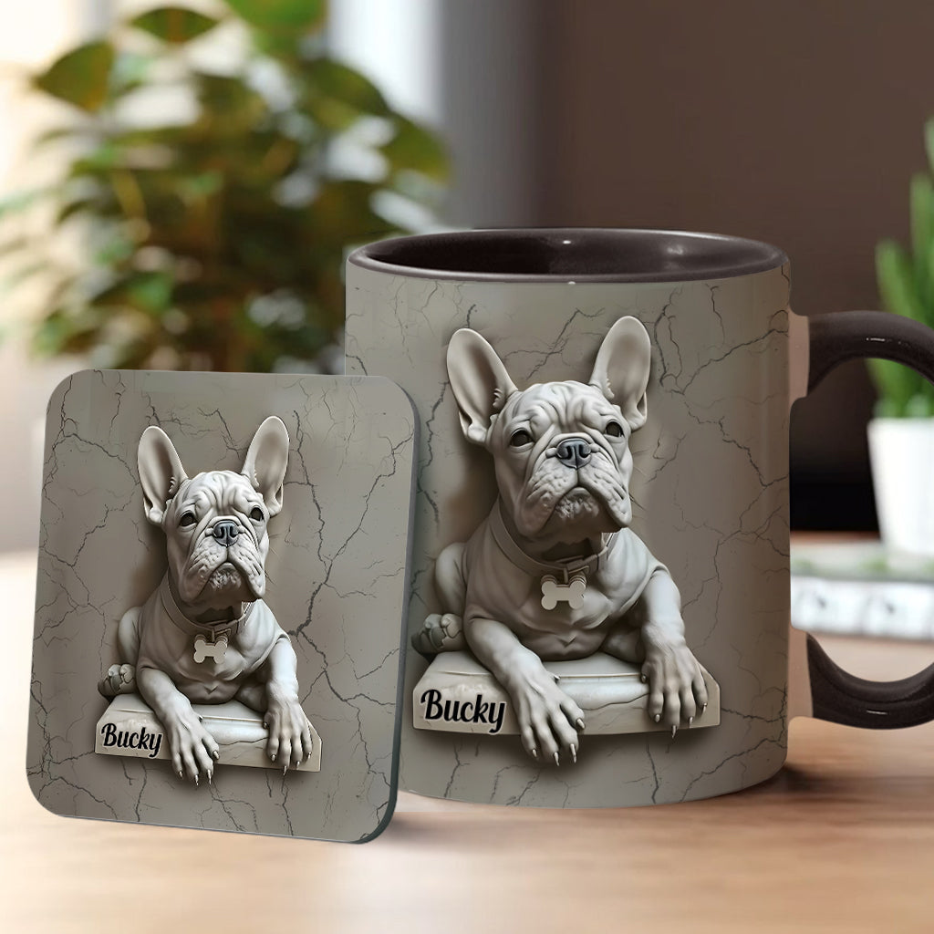 French Bulldog - Personalized French Bulldog Accent Mug