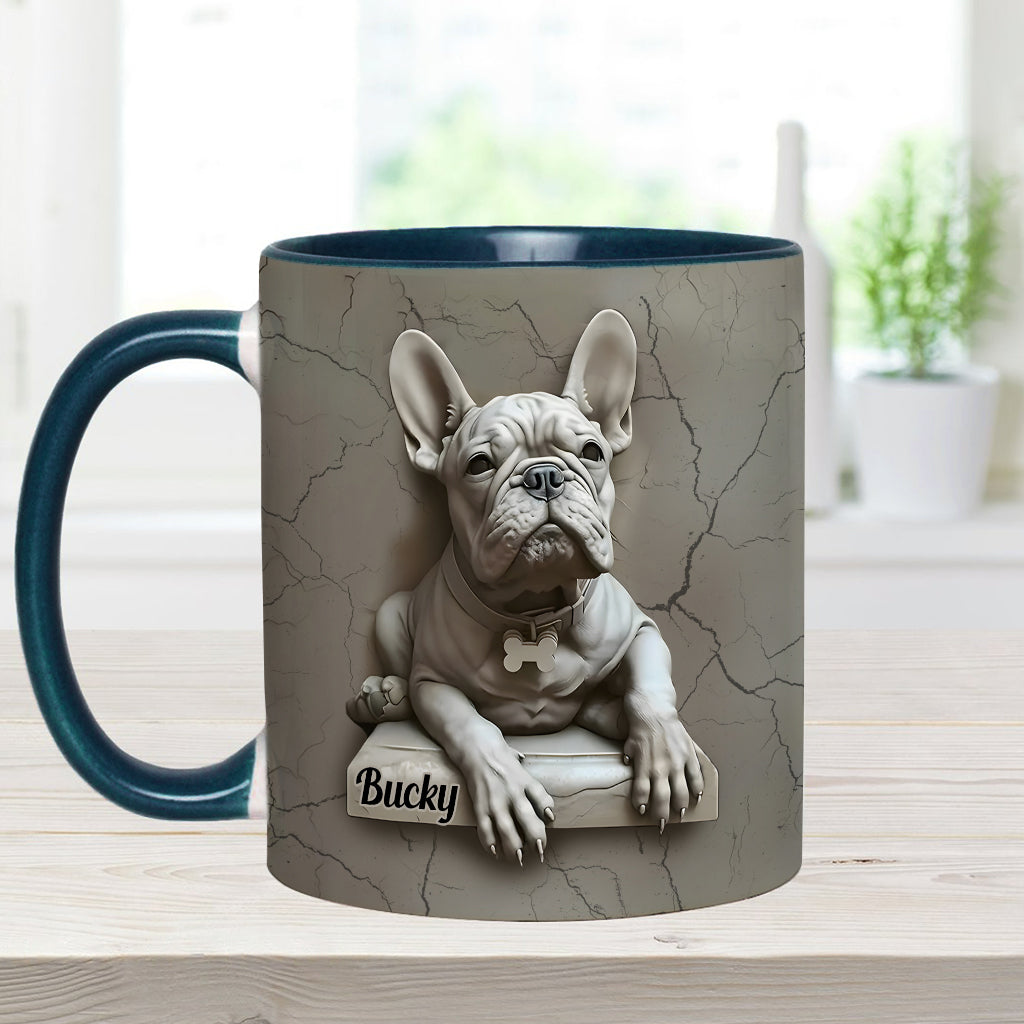 French Bulldog - Personalized French Bulldog Accent Mug