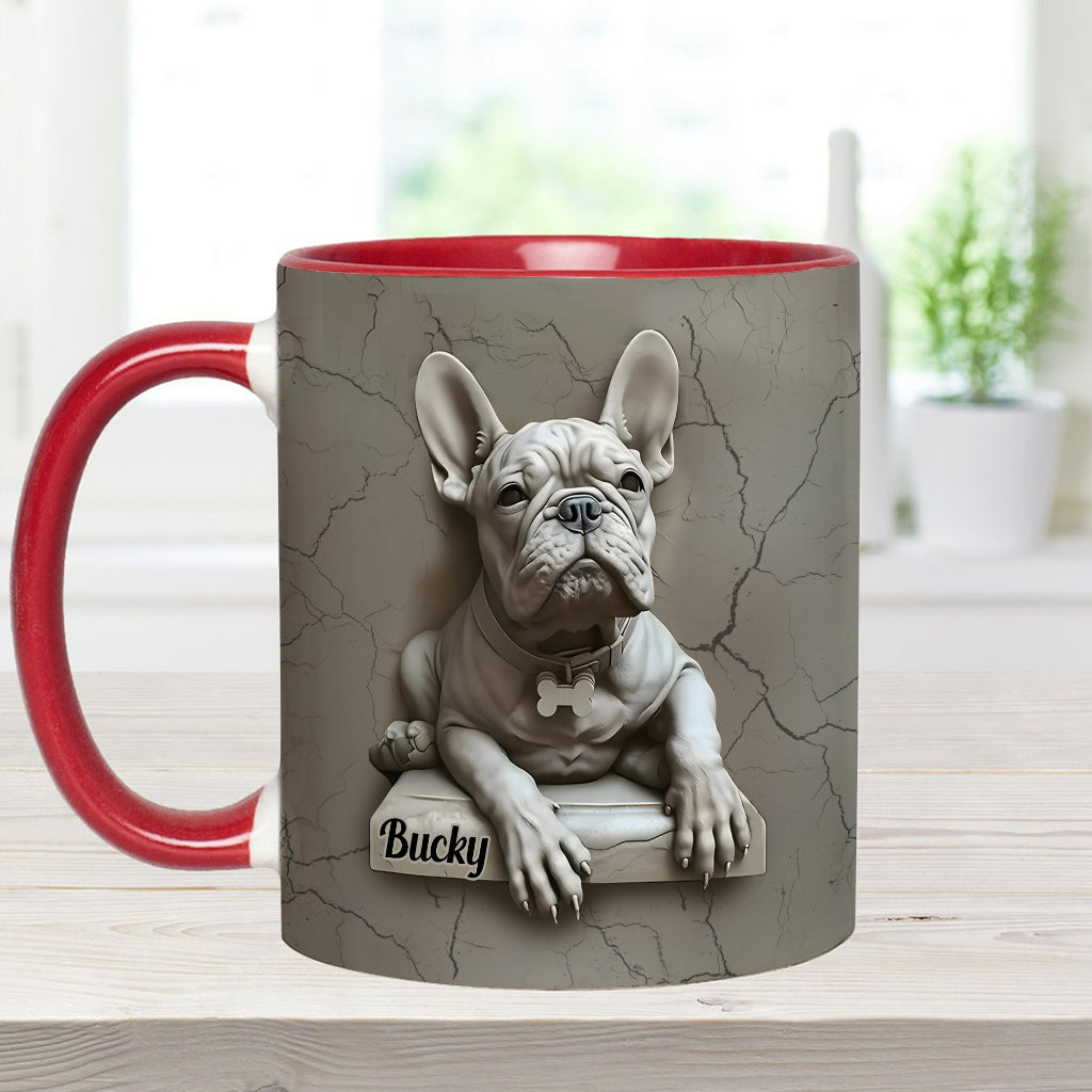 French Bulldog - Personalized French Bulldog Accent Mug