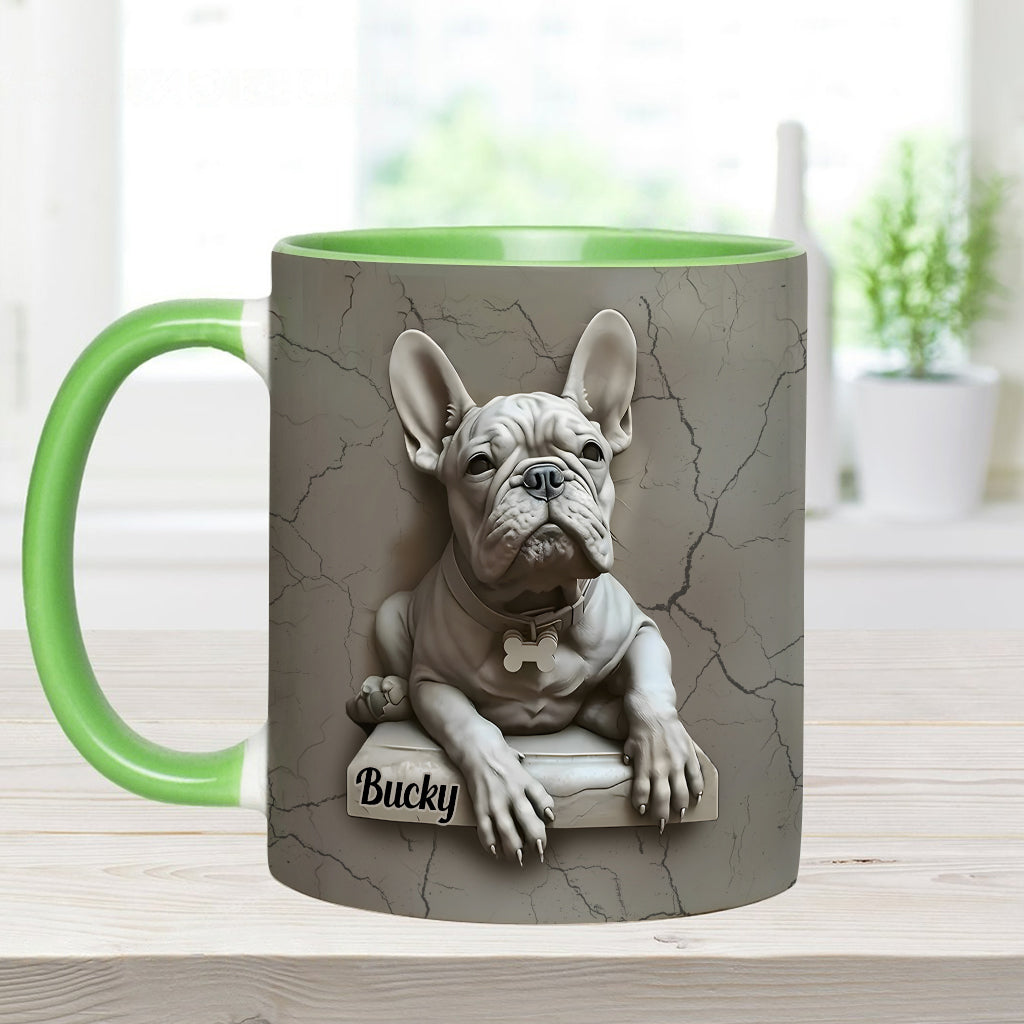 French Bulldog - Personalized French Bulldog Accent Mug