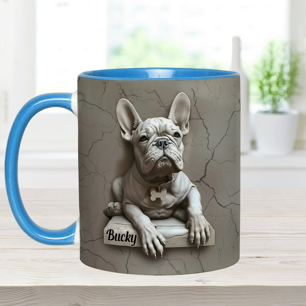 French Bulldog - Personalized French Bulldog Accent Mug