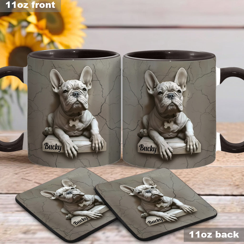 French Bulldog - Personalized French Bulldog Accent Mug