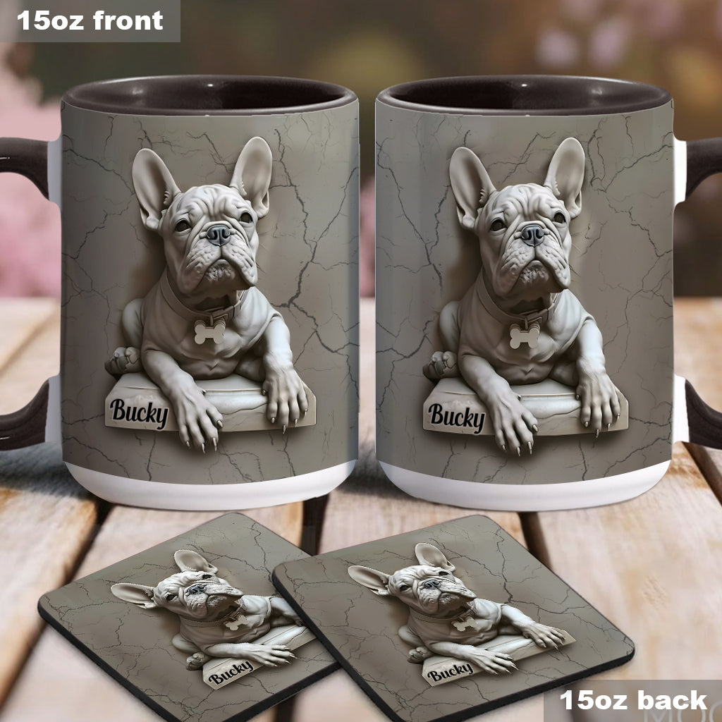 French Bulldog - Personalized French Bulldog Accent Mug