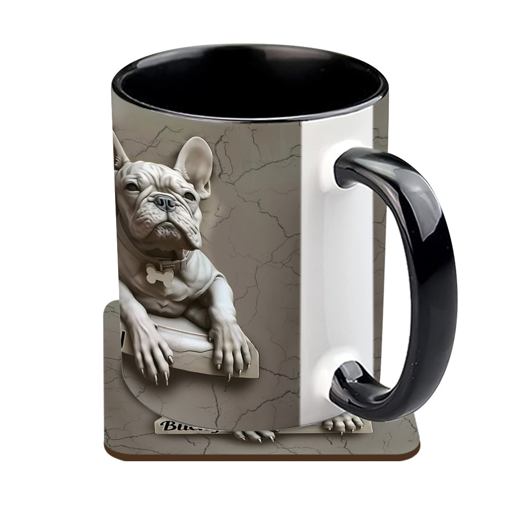 French Bulldog - Personalized French Bulldog Accent Mug