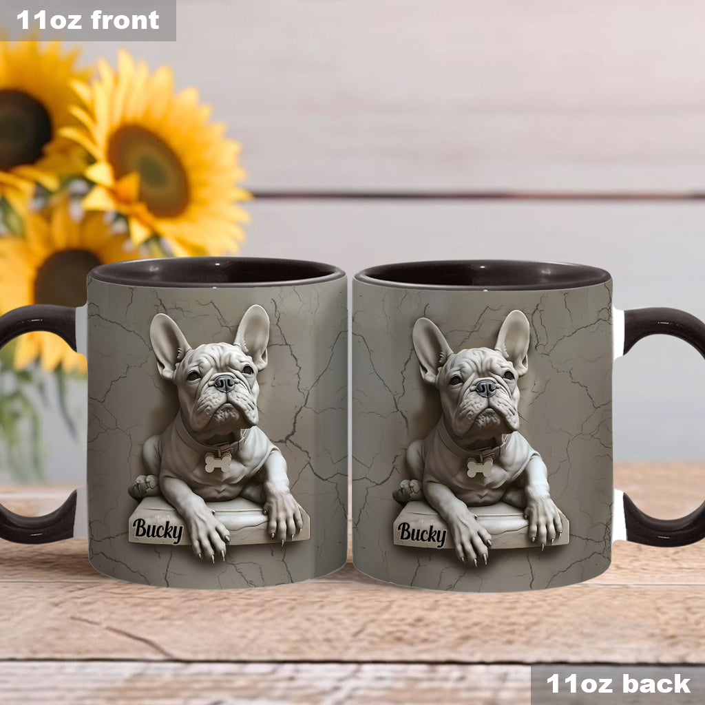 French Bulldog - Personalized French Bulldog Accent Mug