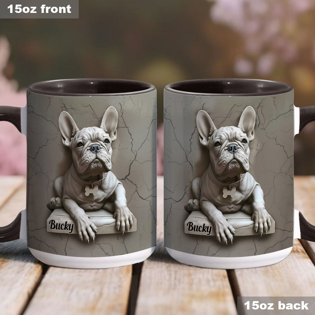 French Bulldog - Personalized French Bulldog Accent Mug