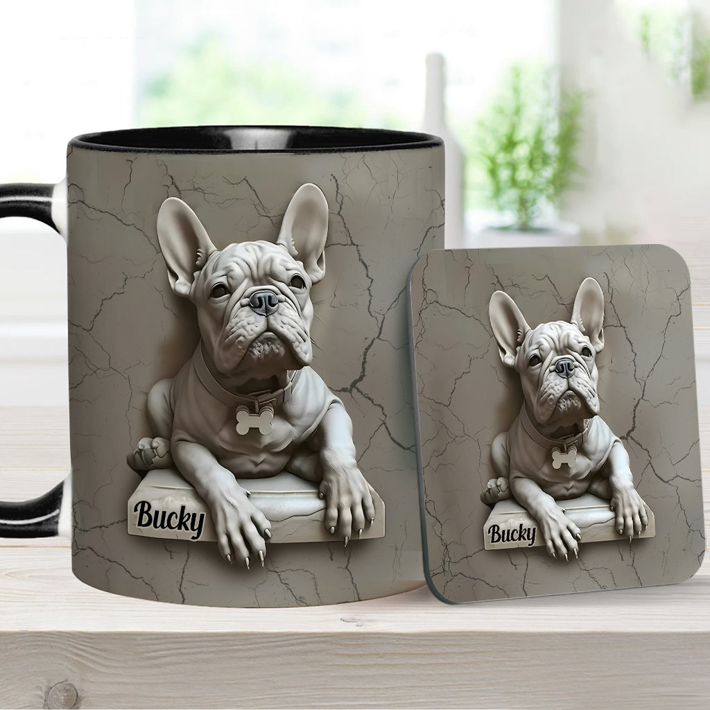 French Bulldog - Personalized French Bulldog Accent Mug