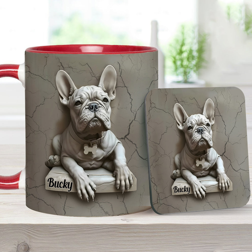 French Bulldog - Personalized French Bulldog Accent Mug