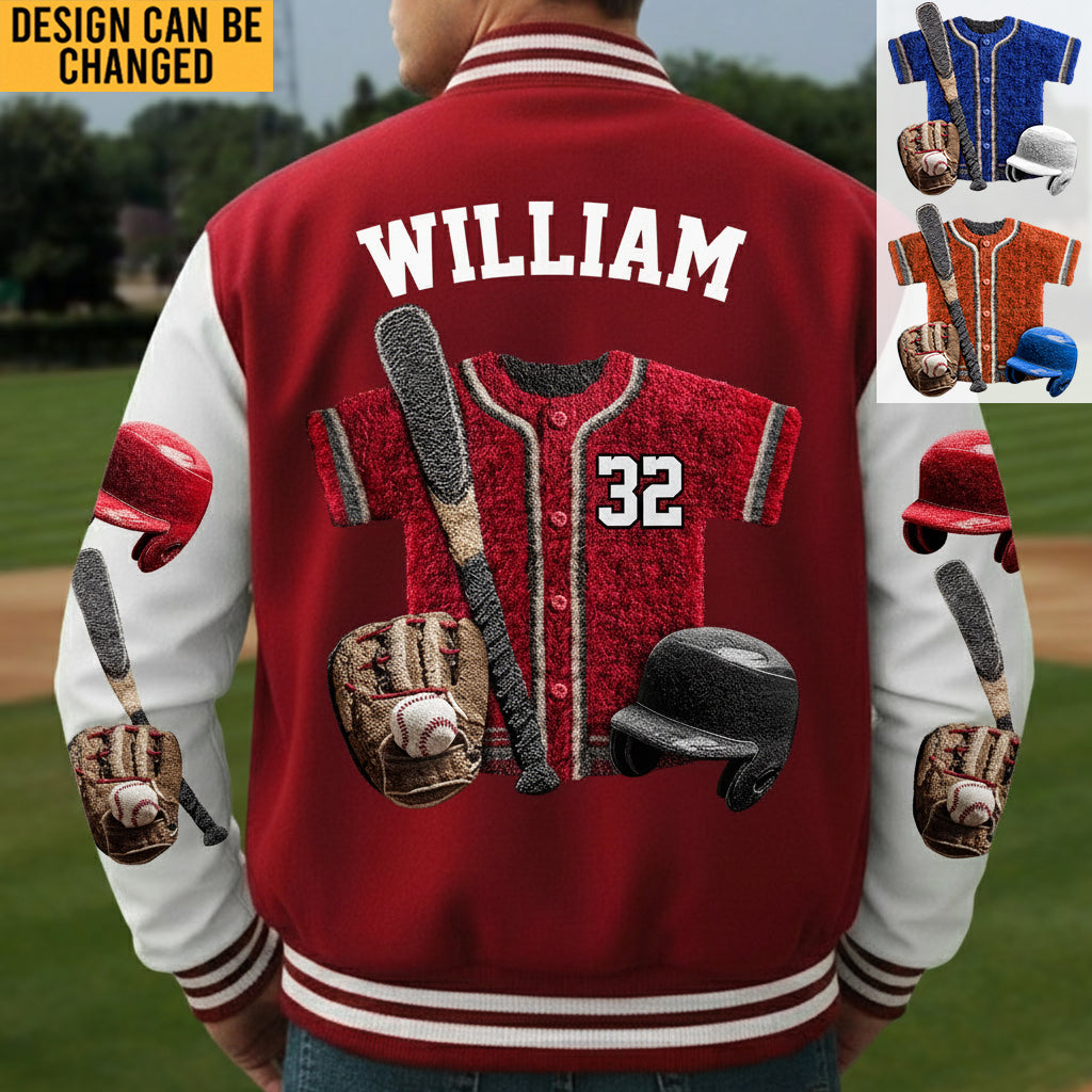 Baseball Life - Personalized Baseball Varsity Jacket