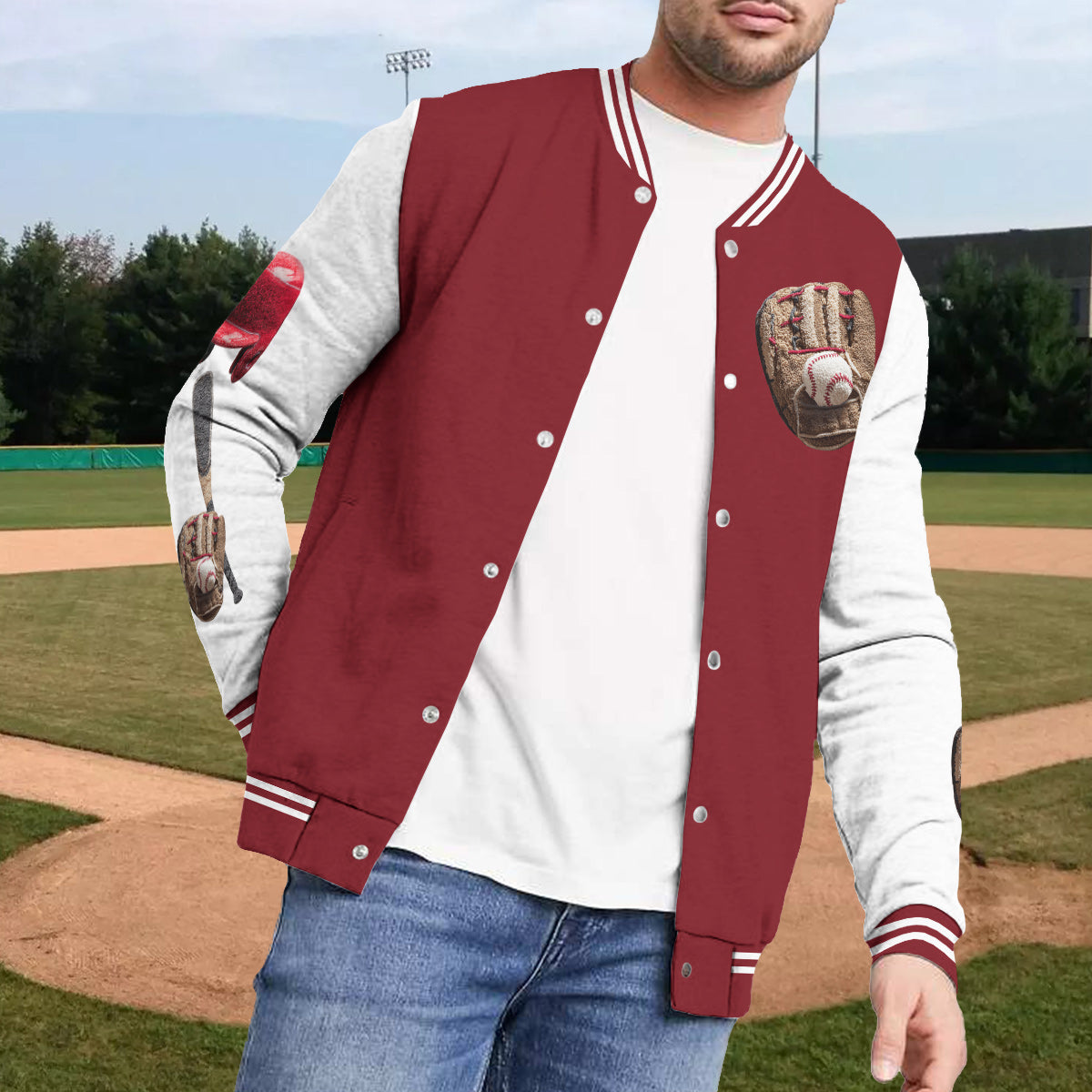 Baseball Life - Personalized Baseball Varsity Jacket