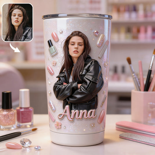 Design d'Ongles, Cadeau pour Femmes - Tasse de Salon de Manucure Personnalisée