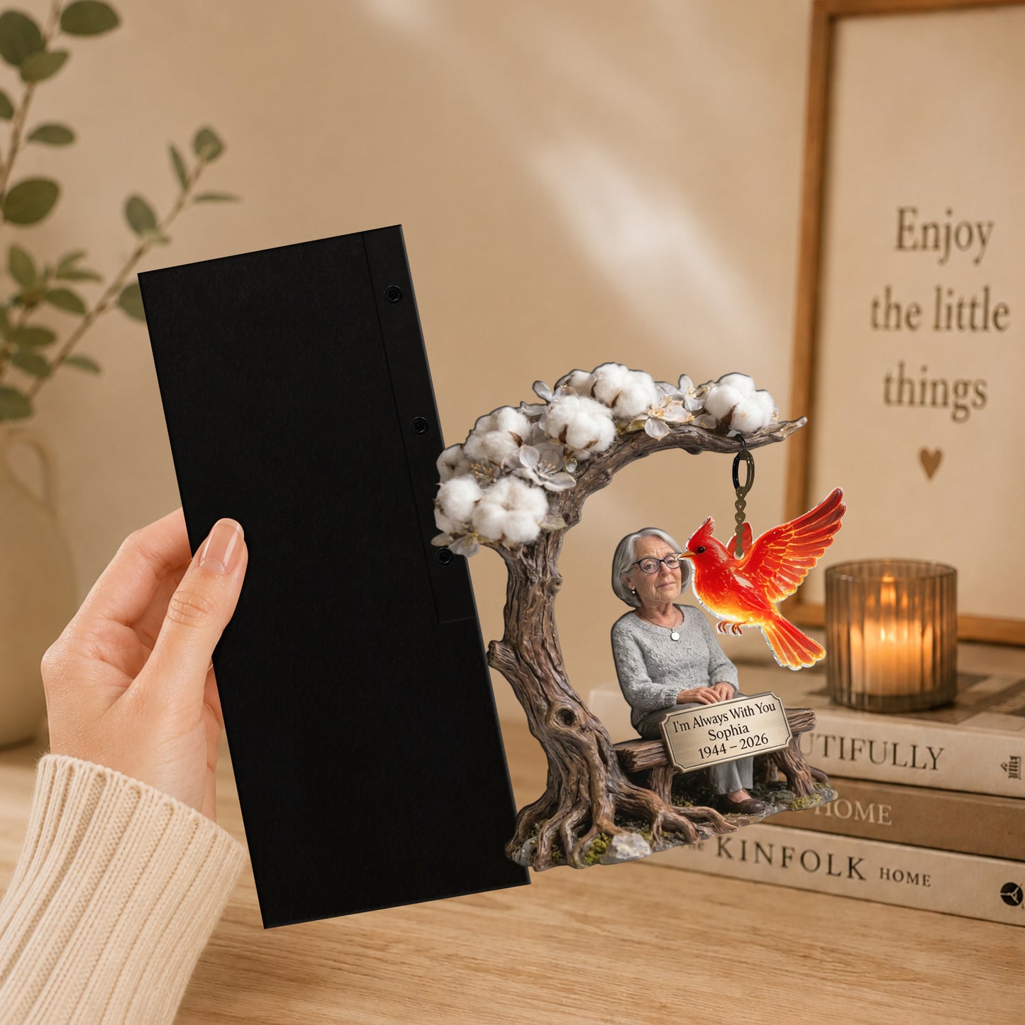 I'm Always With You - Personalized Memorial Bookshelf Lamp