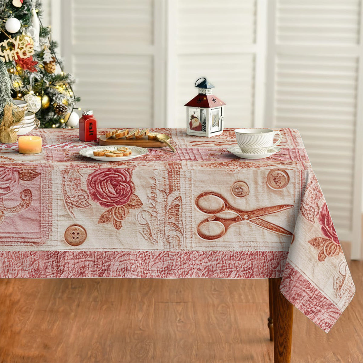 J'adore coudre - Nappe de table de couture personnalisée