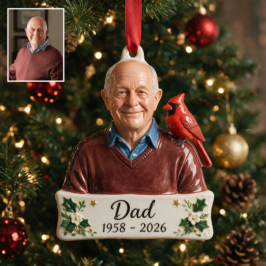 In liebevoller Erinnerung - Personalisierte Premium 3D-Ornament