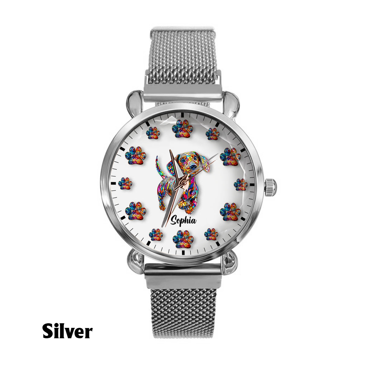 I Love My Dog - Personalized Dog Women Hand Watch