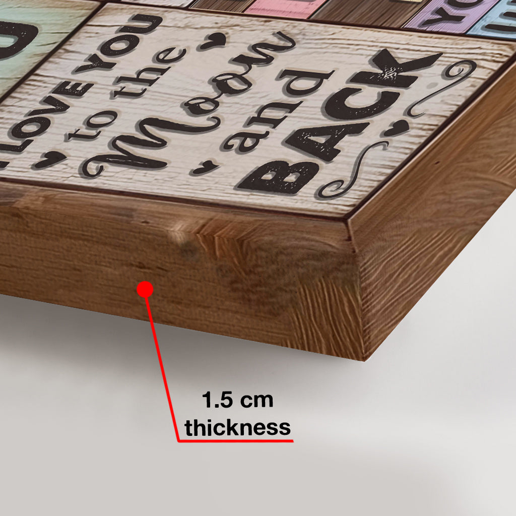 To My Daughter - Personalized Daughter Canvas And Poster