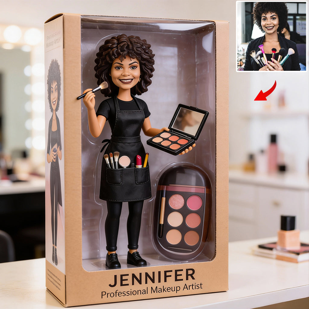 Maquilleuse - Plaque acrylique personnalisée sur mesure