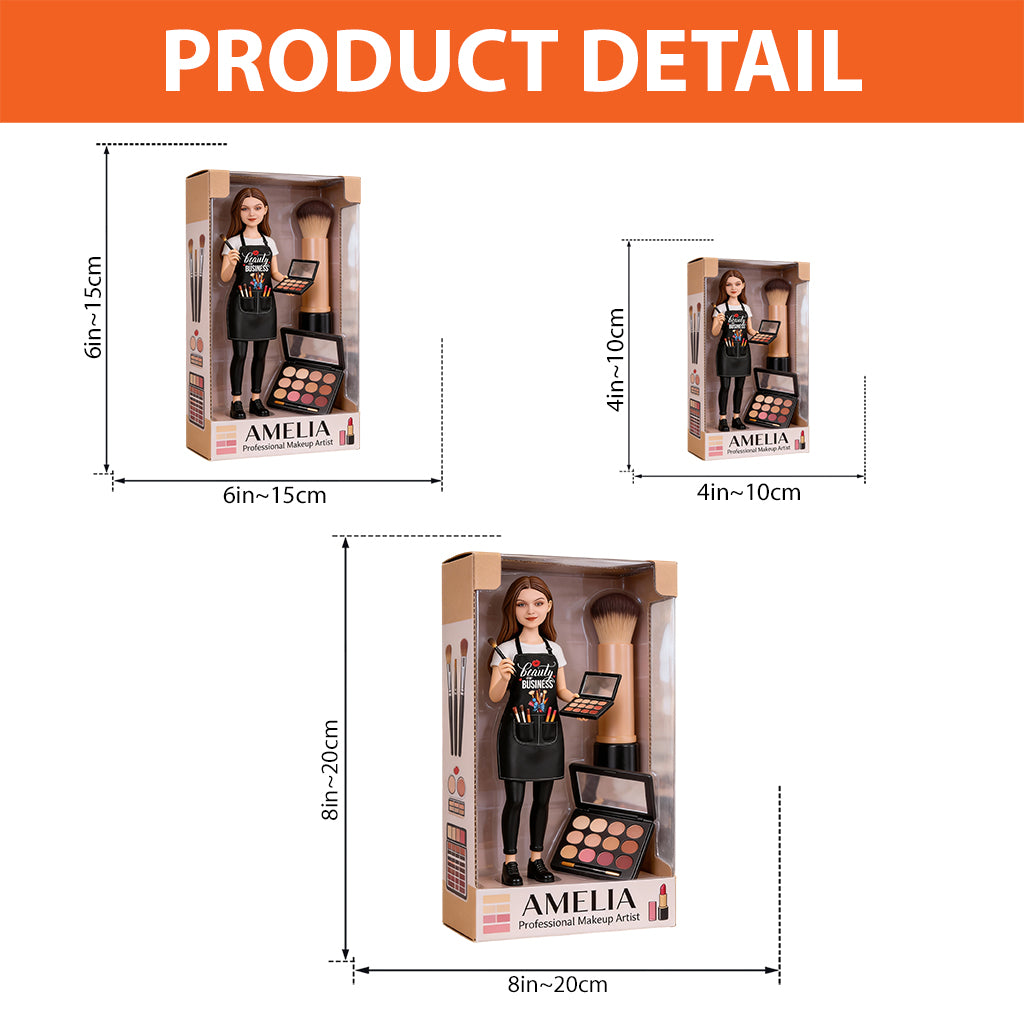 Maquilleuse - Plaque acrylique personnalisée sur mesure