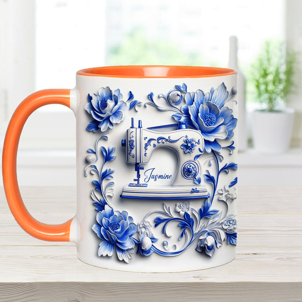 Mug personnalisé « J’adore coudre »