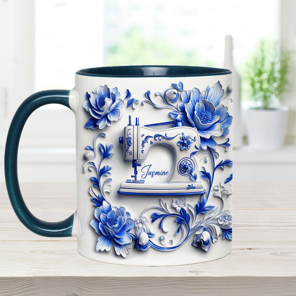 Mug personnalisé « J’adore coudre »