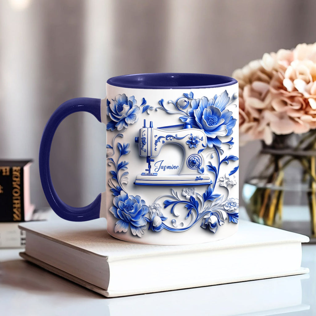 Mug personnalisé « J’adore coudre »