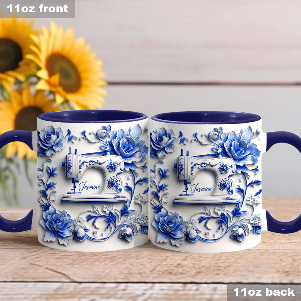 Mug personnalisé « J’adore coudre »