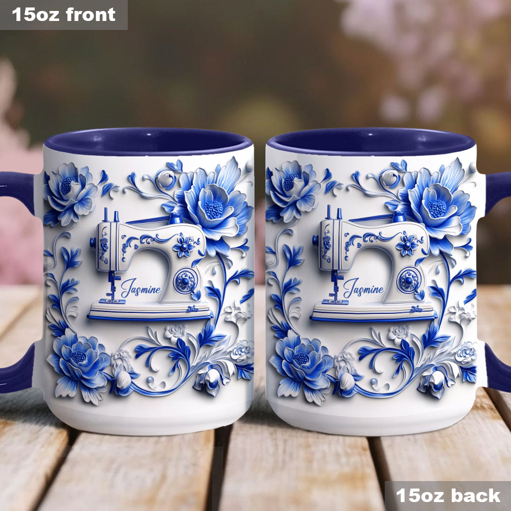 Mug personnalisé « J’adore coudre »