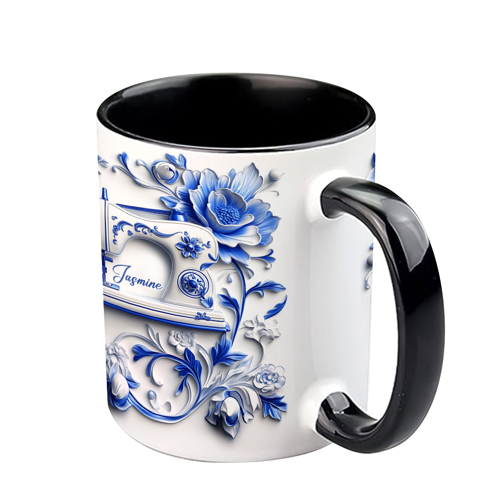 Mug personnalisé « J’adore coudre »