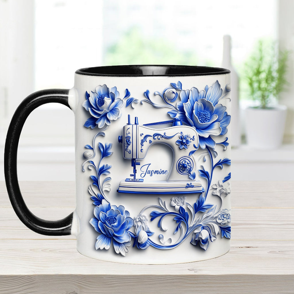 Mug personnalisé « J’adore coudre »