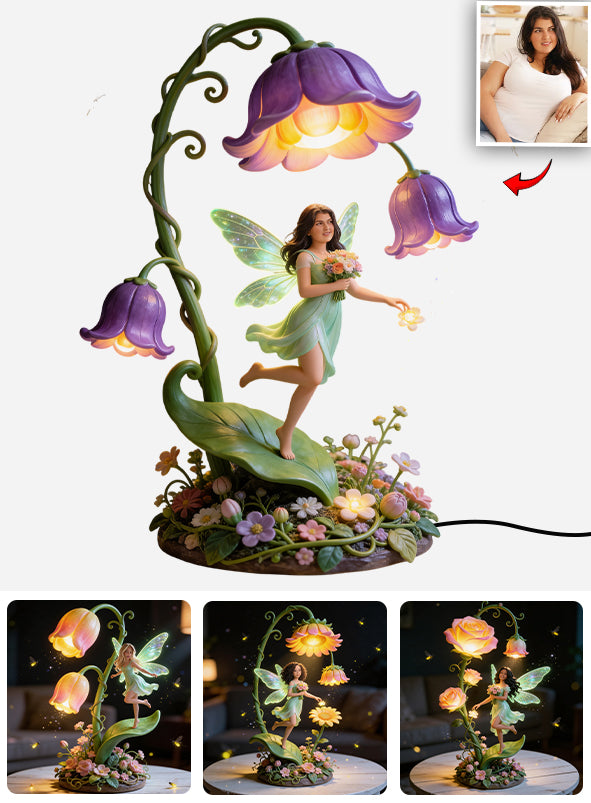 Selbstliebe Geschenk, Geschenk für Frauen - Personalisierte Blumenliebhaber Acryl LED Nachtlicht