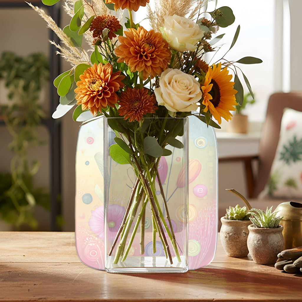 Get Off My Lawn, Custom From Any Photo - Personalized Dog Acrylic Pot