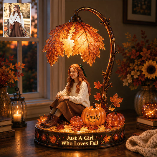 Any Photo Fall Vibes - Personalized Self Love Acrylic LED Night Light