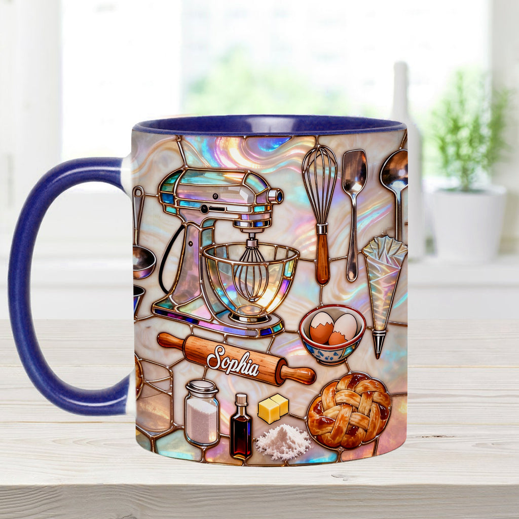 Love Baking - Personalized Baking Accent Mug & Coaster