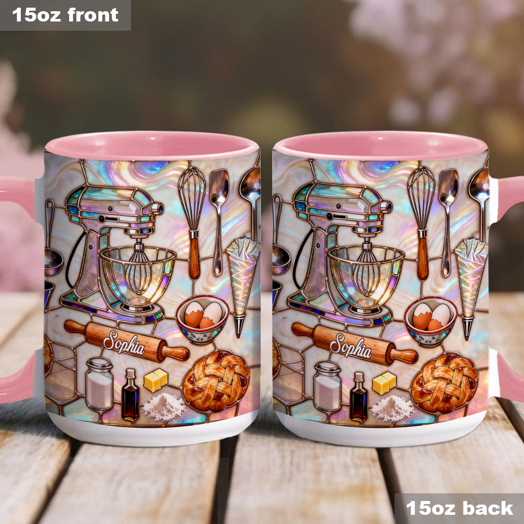 Love Baking - Personalized Baking Accent Mug & Coaster
