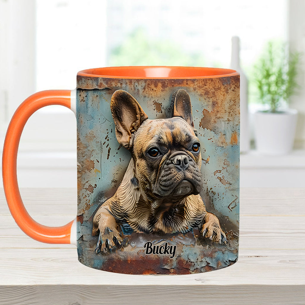 French Bulldog - Personalized French Bulldog Accent Mug