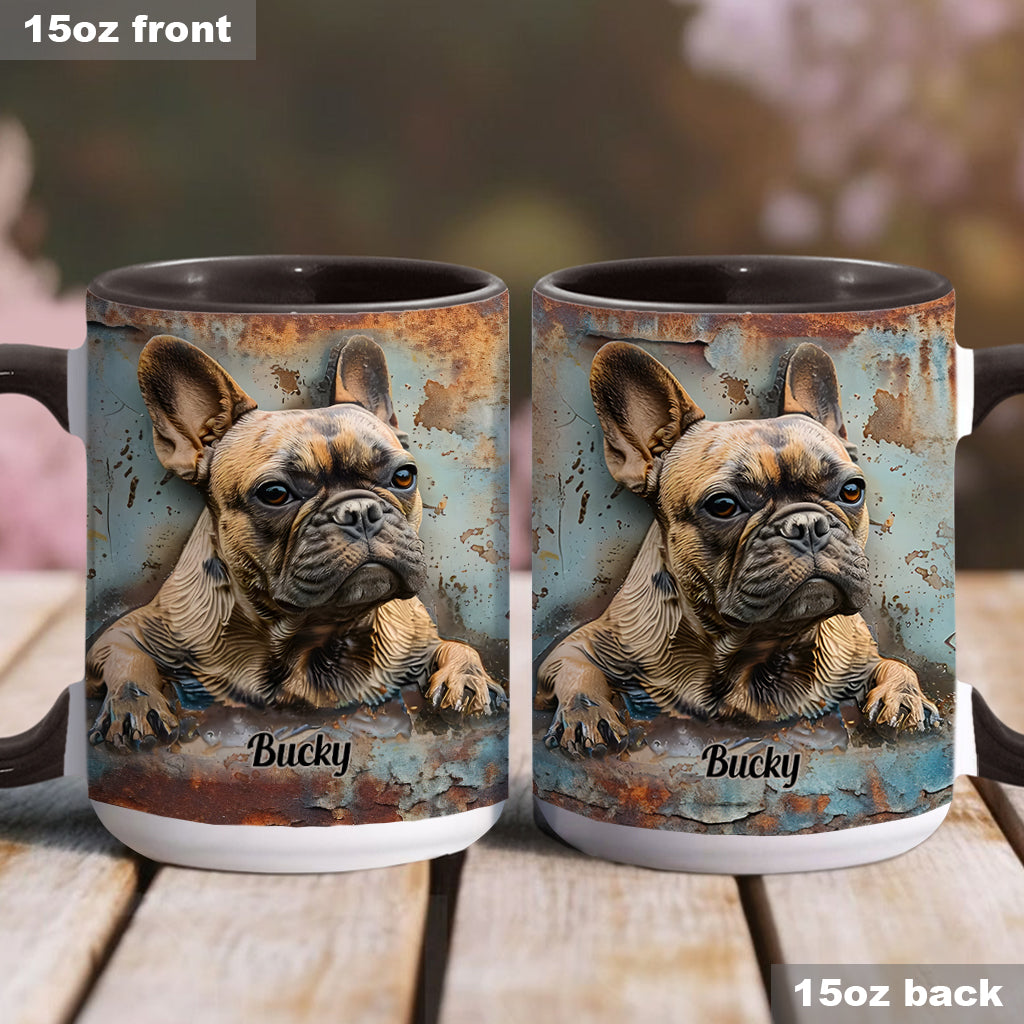 French Bulldog - Personalized French Bulldog Accent Mug