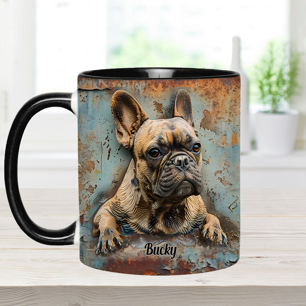 French Bulldog - Personalized French Bulldog Accent Mug