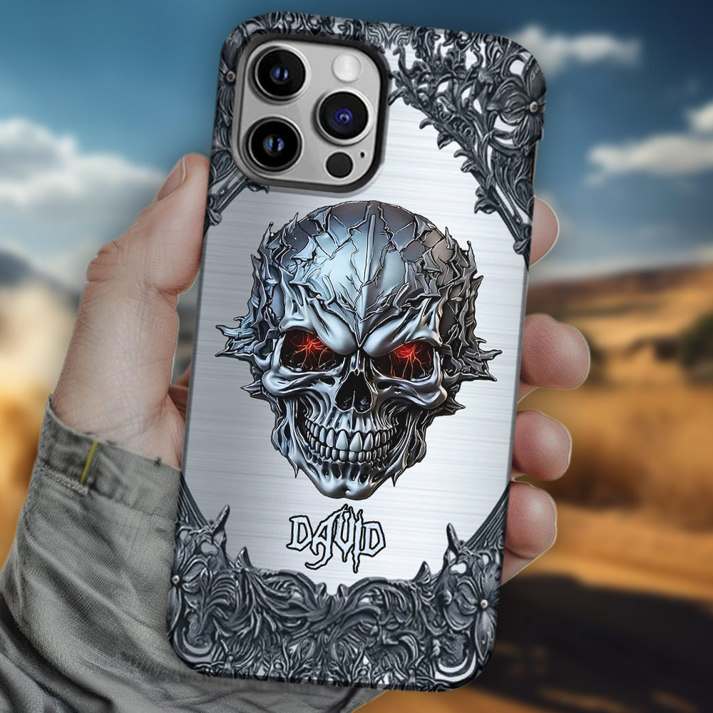 Cool Skull - Personalized Skull Full Print Phone Case