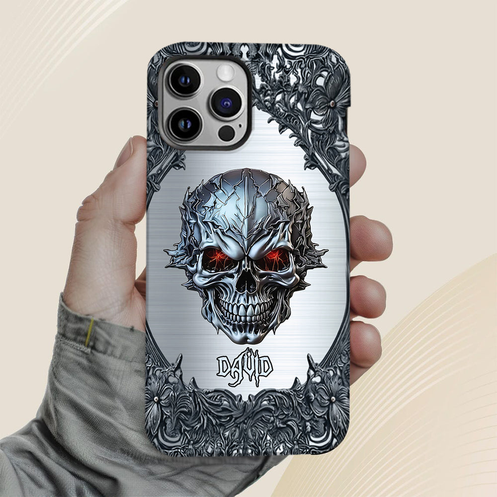 Cool Skull - Personalized Skull Full Print Phone Case