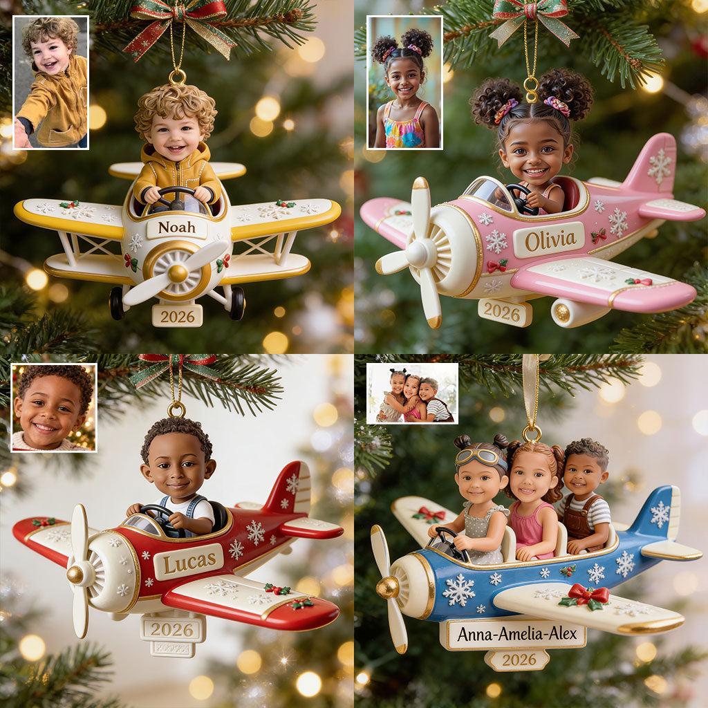 Flieg Mit Mir - Personalisierte Kinder Premium 3D Ornament