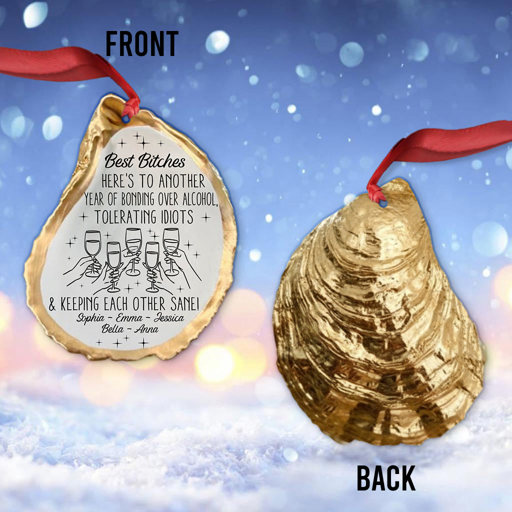 Here's To Another Year - Personalized Bestie Ornament