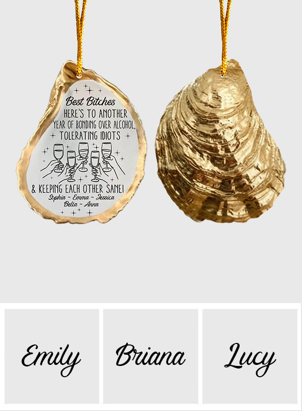 Here's To Another Year - Personalized Bestie Ornament