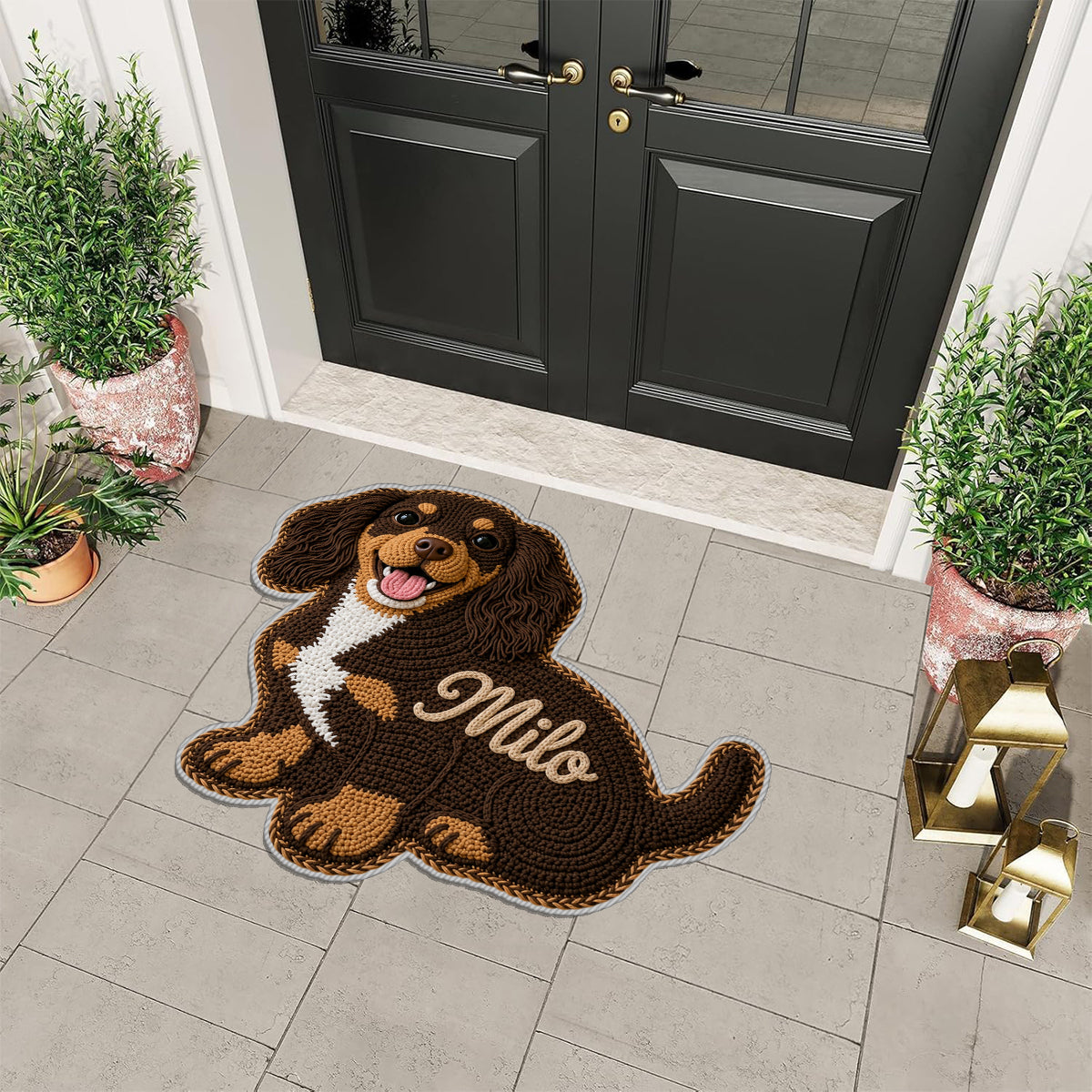 Cute Pet - Personalized Dog Non-Slip Tufted Rug